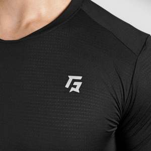 T-shirt vintage pour le fitness en noir - Product Image 6