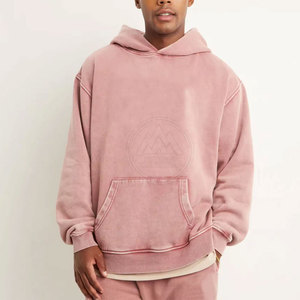 Sweats à capuche avec lavage à l'acide sur mesure avec service OEM vente en gros de sweats à capuche légers avec lavage à l'acide pour hommes à vendre - Product Image 1