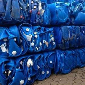 Déchets de fûts en HDPE bleus en balles à bas prix à vendre - Product Image 1