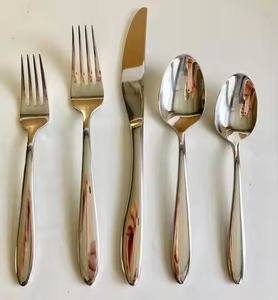 Ensemble de couverts en acier inoxydable de 5 pièces, dernier design, pour cuisine, restaurant, maison - Product Image 2