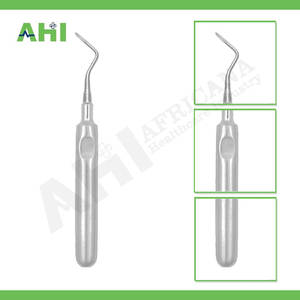 Élévateur de racine dentaire AHI 2,5 mm argenté avec poignée ergonomique intelligente, manuel, réutilisable, qualité certifiée CE Classe I - Product Image 2