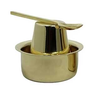 VEDELA ชุดกรองกาแฟแบบใช้ซ้ำได้ ทำจากทองเหลือง พร้อมชุดดาบารา - Product Image 2