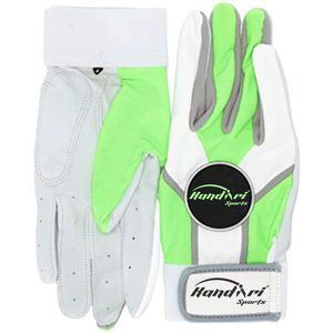 ถุงมือเบสบอลสำหรับมืออาชีพอุปกรณ์ป้องกันมือทำจากหนัง kip - Product Image 2