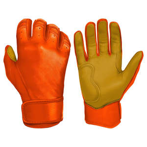 Guantes de Bateo de Piel de Cabra Digitales Profesionales 2026, Calidad Premium, Cierre de Gancho y Bucle Ambidiestro, Mejor Sublimación - Product Image 5