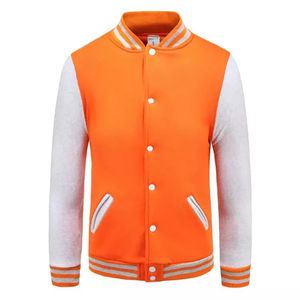 OEM Personalizado Parche Bordado Invierno Béisbol Bomber Vintage Varsity Chaquetas Para Hombres - Product Image 1