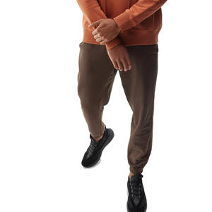 Vêtements d'hiver en molleton de coton de haute qualité personnalisés, ensemble de survêtements décontractés avec pull-over à capuche uni et pantalon de jogging - Product Image 4