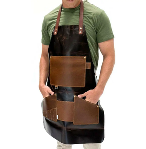 Professionnel fabrique des tabliers de soudage en cuir de haute qualité pour hommes avec logo personnalisé Offre Spéciale nouveau modèle de tabliers de soudage - Product Image 1