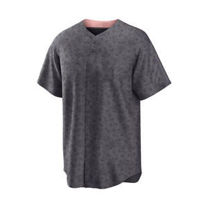 Conception de maillot de baseball à impression personnalisée Maillots personnalisés 100% Polyester Vêtements d'équipe - Product Image 2