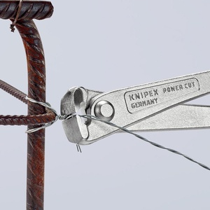 Alicates para Varillas de Acero KNIPEX de 300 mm de Alto Alcance, Alicates de Pesca con Recubrimiento de Zinc Brillante - Product Image 4