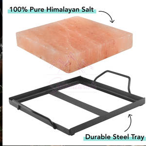 Placa de parrilla de sal del Himalaya de embalaje personalizado de alta calidad 2x8x12 pulgadas porosidad sólida hecha en Pakistán - Product Image 6