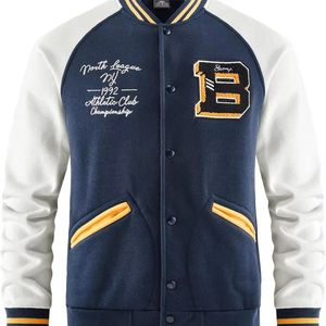 New Fashion <b>Low</b> Price Mens Bomber Jackets Baseball Classic <b>Top</b> Winter Outwear Varsity Jacket - Product Image 1