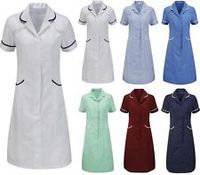 Ensembles de blouses médicales unisexes de haute qualité, personnalisables pour hôpitaux, col en V, manches courtes, avec détection d'aiguilles et thermocollage sans couture