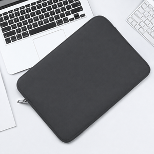 Housse d'ordinateur portable en néoprène imprimé, logo personnalisé, 12-15 pouces, avec poignée, étanche et écologique, étui de voyage - Product Image 1