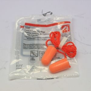 3M 1110 Disposable Polyurethane <b>Foam</b> Bell-<b>Shaped</b> Earplugs Soft Non-Allergenic Push-In Design Comfortable Flexible Fit - Product Image 2