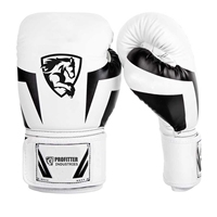 Gants de sécurité professionnels ProFitter à rayures, en cuir véritable de vachette, demi-doigts, durables, pour sports MMA UFC, détection des aiguilles