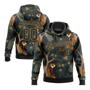 Sudadera con capucha de algodón con estampado de sublimación de alta calidad - Product Image 5