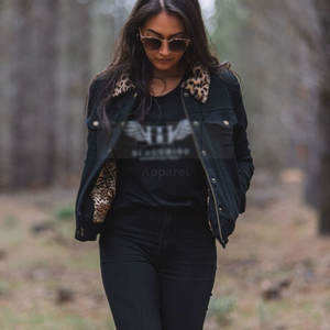 Chaqueta vaquera de punto de temporada de invierno de alta calidad para mujer, último diseño transpirable hecho en Pakistán, venta en línea - Product Image 5