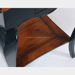 Mesa de Centro Número de Serie 2007, Hecha de Madera de Caoba Antigua de Calidad, Precio Económico, 47x47x65 - Product Image 4