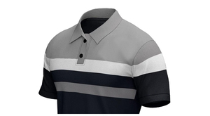 2025 de manga corta bordada solapa verano transpirable negocios Casual transfronterizo de gran tamaño Polo - Product Image 4