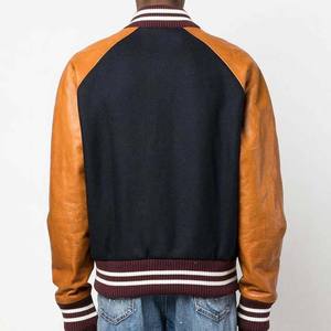 Chaqueta de Invierno Impermeable para Hombre, Estilo Universitario, con Logotipo Bordado Personalizado de Alta Calidad, Impresión en Lona, Lana, Manga Larga, 2024 - Product Image 3