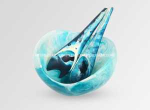 Bol en résine Vaisselle de qualité supérieure Ensemble de dîner Bol en résine créatif fait à la main pour la fête au meilleur prix - Product Image 3