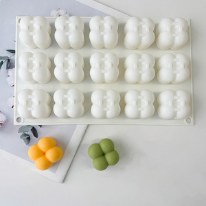 DIY Miniature Magic Ball Silicone <b>Mold</b> 15-Piece Mousse Chocolate & Scented <b>Candle</b> <b>Mold</b> - Product Image 3
