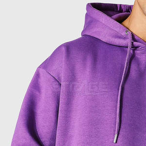 Nouveauté Prix bas Hommes Sweat à capuche surdimensionné décontracté Hiver Écologique Respirant Polaire Coton/Polyester Sweat à capuche de haute qualité - Product Image 3