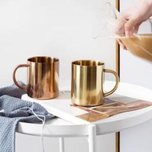 Tazas de acero inoxidable con diseño ecológico de material de calidad alimentaria y estructura ergonómica fácil de usar para uso diario - Product Image 6