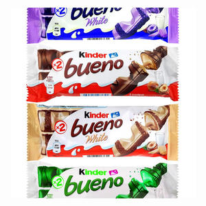 Chocolat en gros pour l'exportation Kinder Bueno Barre de chocolat blanc 43g Prix ​​bas Gaufre croustillante Collation Très bon marché en gros - Product Image 1