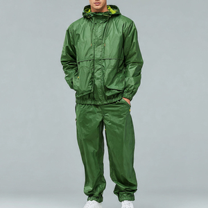 Rain Jacket Waterproof Pants Set Men <b>Camping</b> Hiking Wind Breaker Tracksuit Mens Rain Mountain <b>Windbreaker</b> Track Suit Men - Product Image 4