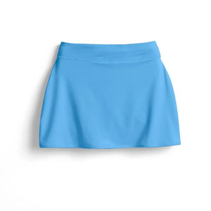 Women's Comfortable Soft Sports Bra <b>Pleated</b> <b>Skirt</b> Breathable Summer Gym Fitness Sets for Plus Size Simple Front Logo Design - Product Image 5