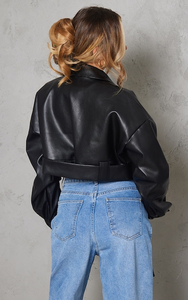 Veste bomber pour femme en polyester véritable, tricotée, imperméable, respirante et élégante - Product Image 5