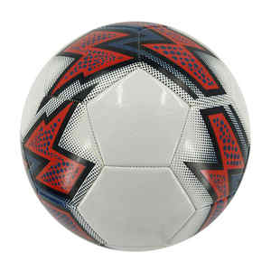 Ballon de football avec logo personnalisé OEM taille 5 léger en cuir PU couture à la machine à collage thermique pour match d'entraînement 2025 vente en gros - Product Image 2