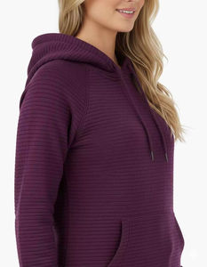 Sweat-shirt à capuche oversize pour femme, mode décontractée de rue, coupe ample, tissu velours doux et chaud, sweat-shirt d'hiver, logo frontal OEM - Product Image 2