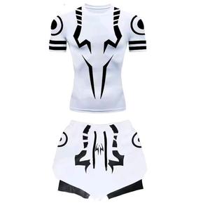 Ensemble de shorts et t-shirt de sport slim personnalisés, ensemble décontracté respirant de qualité supérieure, nouveau ensemble de t-shirt en coton pour hommes - Product Image 2