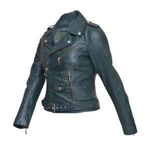 Ventes en gros de vestes en cuir pour femmes, design 2025, tendance, respirantes, imperméables, tricotées, logo frontal - Product Image 6