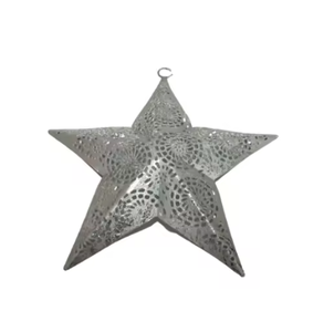 Adornos de estrellas navideñas al por mayor, adornos colgantes con acabado dorado de primera calidad para la decoración del árbol de Navidad - Product Image 5