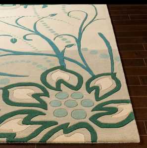 Tapis en laine touffeté à la main de qualité supérieure Nouveau design abstrait géométrique fait à la main Tapis de taille personnalisée disponibles - Product Image 2