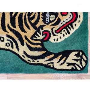 Tapis à touffes en laine de haute qualité pour salle de bain et salon Tapis en laine de qualité supérieure pour l'exportation en gros à bon prix - Product Image 3