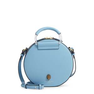 Bolso Bandolera Redondo Harriet Eagle de Kurt Geiger London para Mujer, en Cuero Azul con Cierre de Cremallera, Decoración de Cadenas y Asa Individual - Product Image 1