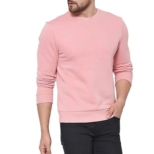 Sweat-shirt à col rond en molleton 100% coton uni personnalisé pour homme - Respirant, écologique, séchage rapide, vêtement d'hiver - Product Image 4