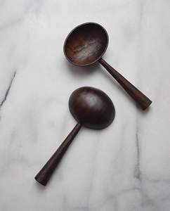 Custom <b>Small</b> Mini Long Handle Mixing Acacia Wooden Coffee Spoon Set for Powder Spoon Kitchen and Party Food Serving Spoons - Product Image 2