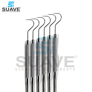 Juego de herramientas dentales de acero inoxidable duradero, juego de dientes, juego de sondas de selección de higiene limpia de SUAVE SURGICAL INSTRUMENTS - Product Image 4