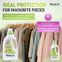 Détergent à lessive liquide bio AlmaWin RTS 3 Cleanut 750ml - 25 lavages avec parfum de verveine