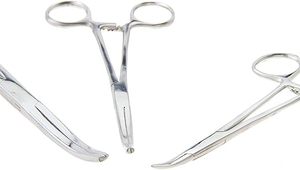 Pinzas Hemostáticas de Acero Inoxidable de Grado Médico de Alta Calidad, Instrumento Quirúrgico Manual con Certificación CE - Product Image 3