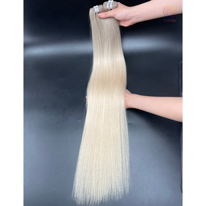 ผมมนุษย์ผมตรงกระดูกแบบสองชั้น100% ผมคนจากเวียดนาม - Product Image 2