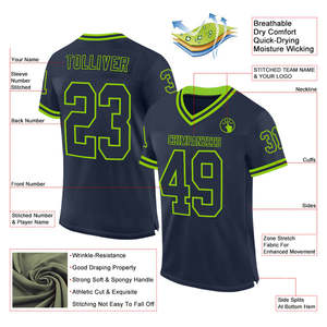 Jersey ligero de fútbol americano para jóvenes, uniforme de partido de práctica transpirable duradero para entrenamiento escolar y ajuste de club de equipo - Product Image 4