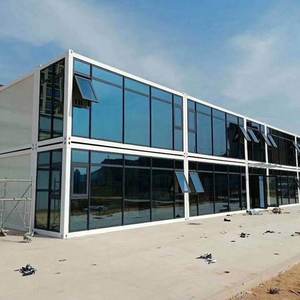 Casa contenedor modular prefabricada portátil Construcción desmontable para bienes raíces y edificios de oficinas Casas manufacturadas - Product Image 2