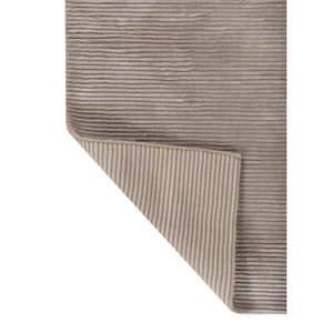 Alfombra de Lana Gris y Negra a Rayas, Clásica, de 10 mm, Suave, para el Hogar, para Adolescentes, Rectangular, para Pasillo, Tejida a Mano, Hwt-78 - Product Image 5