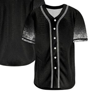 Maillot de baseball personnalisé pour hommes, vêtements de sport unis, uniforme d'équipe, chemise respirante en polyester pour le baseball et le softball - Product Image 2